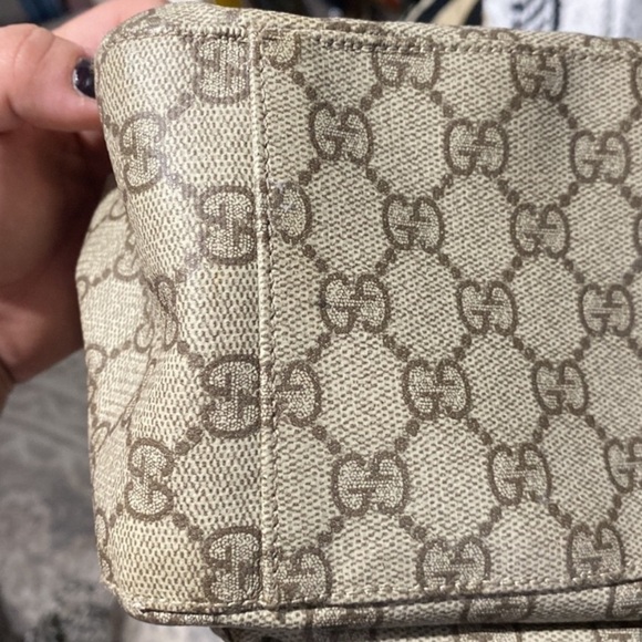 Gucci Supreme GG shopper tote authentic 
Leather & canvas 
Very good condition - Picture 9 of 12